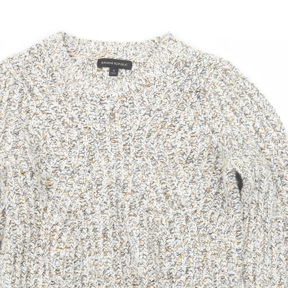 Banana Republic Womens Beige  Knit Pullover Jumper Size S