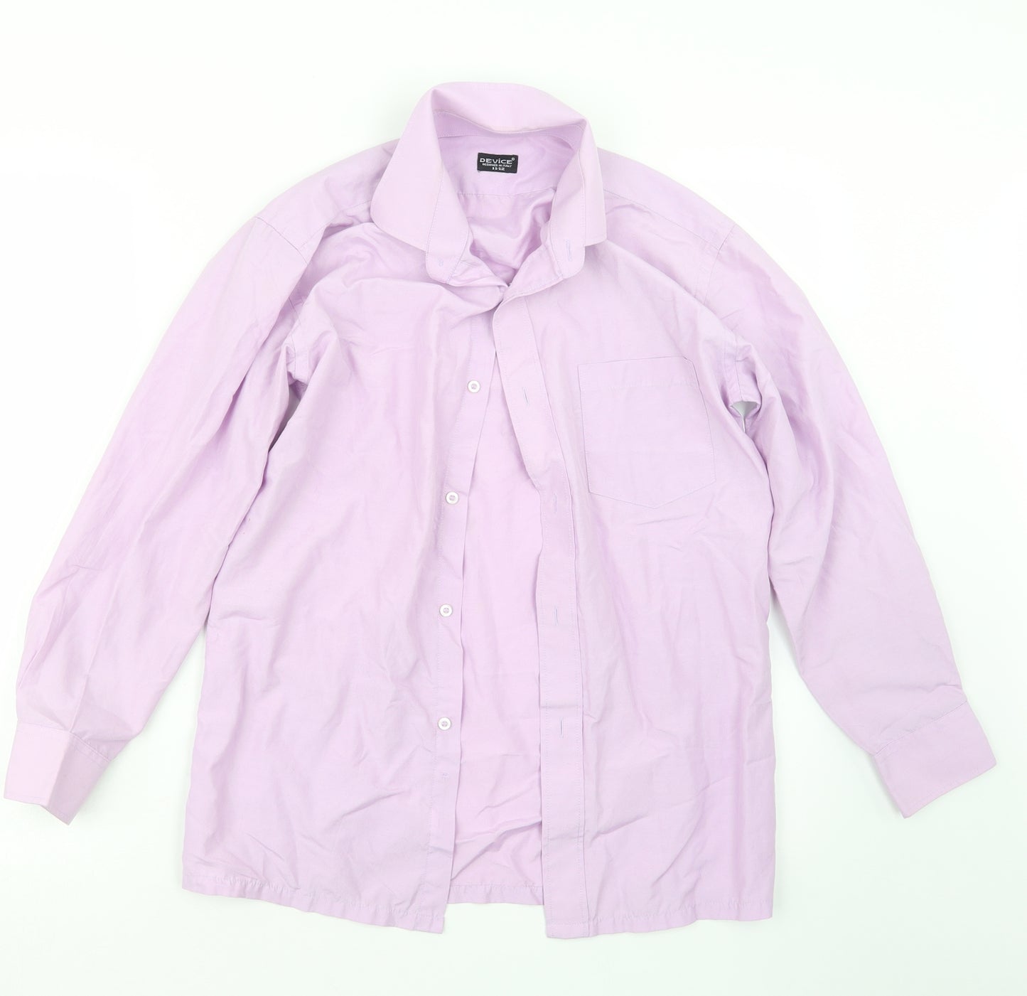 device Boys Purple   Basic Button-Up Size 11-12 Years