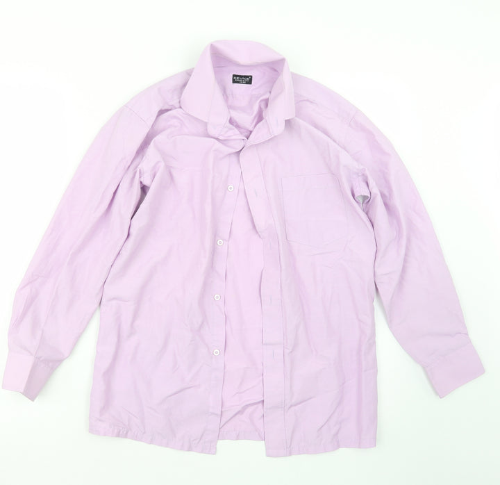 device Boys Purple   Basic Button-Up Size 11-12 Years