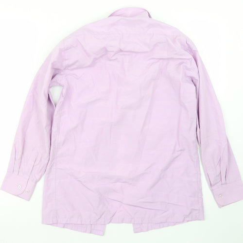 device Boys Purple   Basic Button-Up Size 11-12 Years