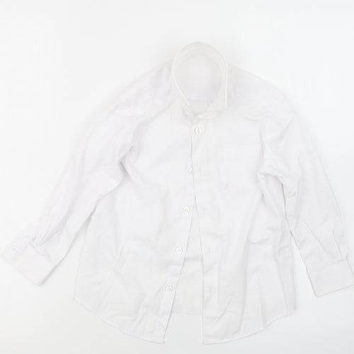 George Boys White   Basic Button-Up Size 4-5 Years