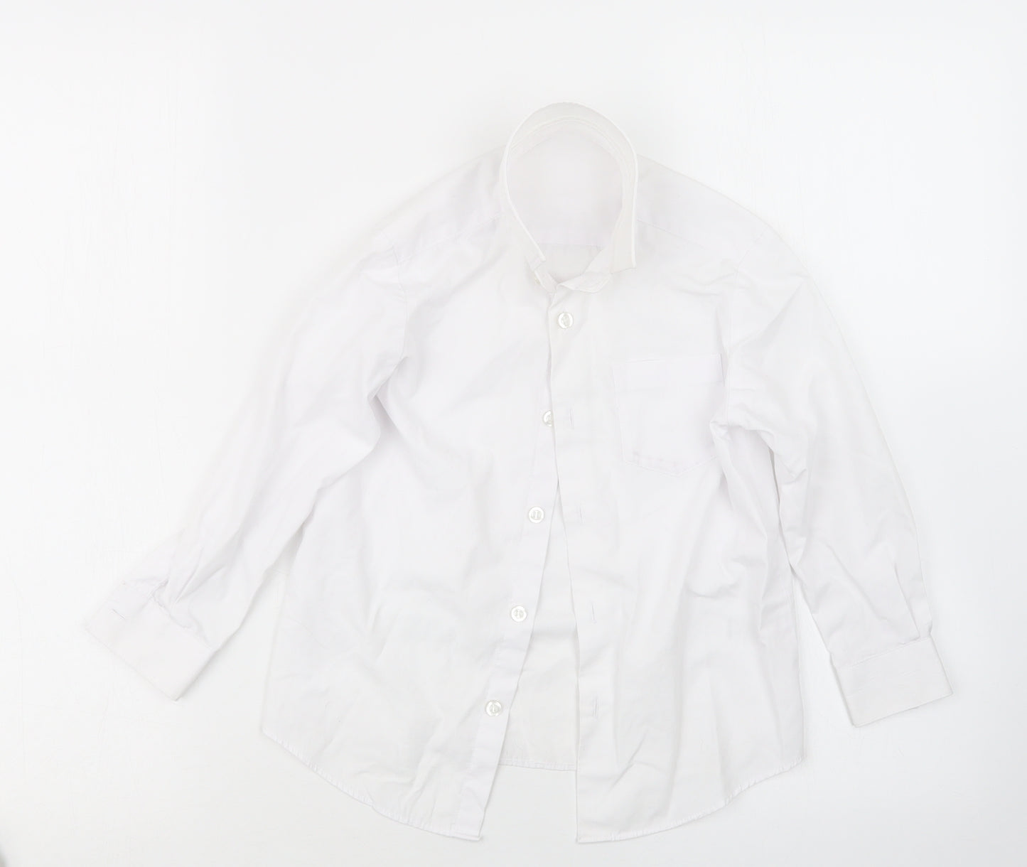 George Boys White   Basic Button-Up Size 4-5 Years