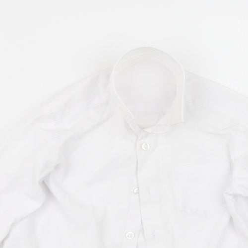 George Boys White   Basic Button-Up Size 4-5 Years