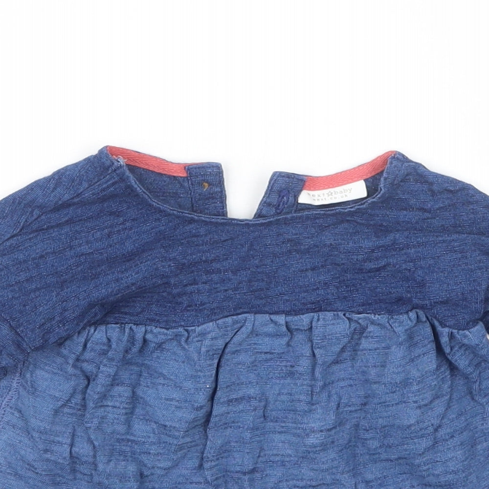 NEXT Girls Blue   Basic T-Shirt Size 3-6 Months