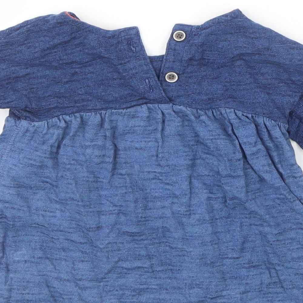 NEXT Girls Blue   Basic T-Shirt Size 3-6 Months