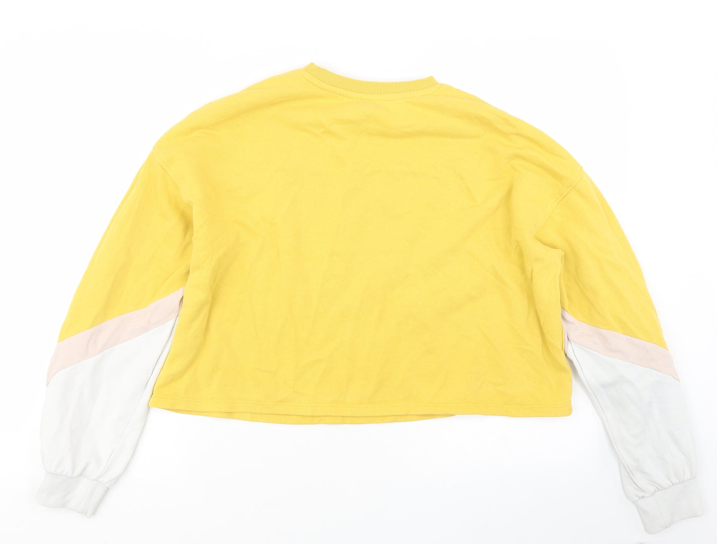 Divided by H&M Womens Yellow   Pullover Jumper Size S