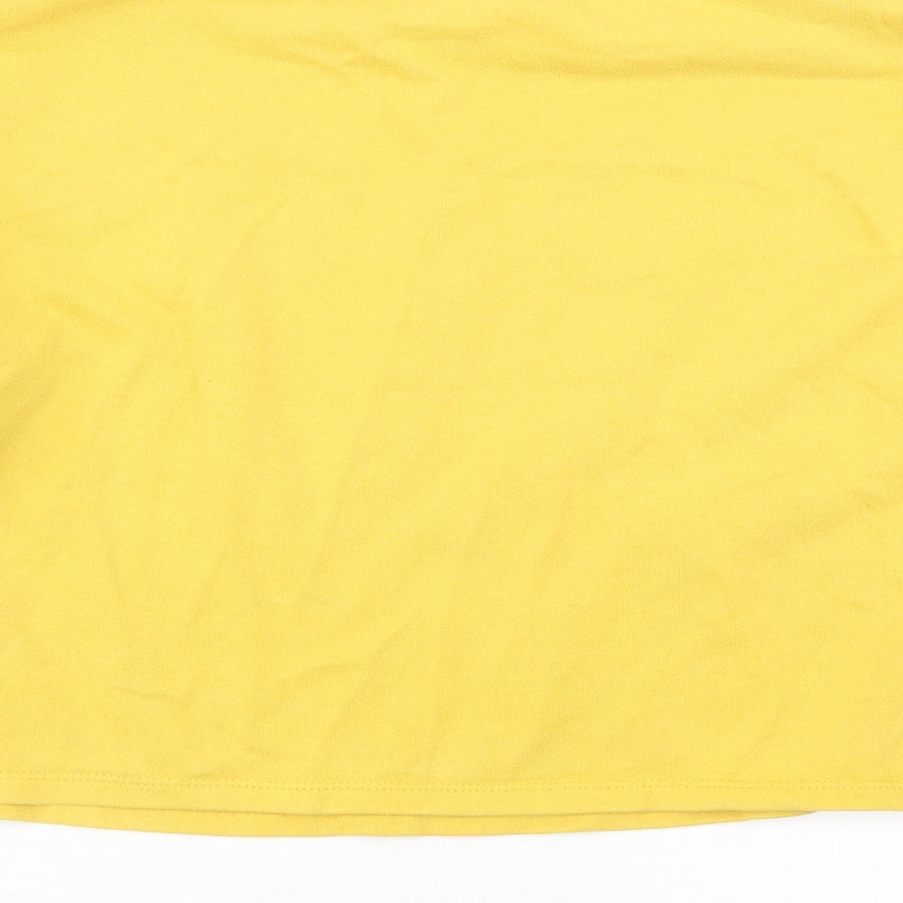 Divided by H&M Womens Yellow   Pullover Jumper Size S