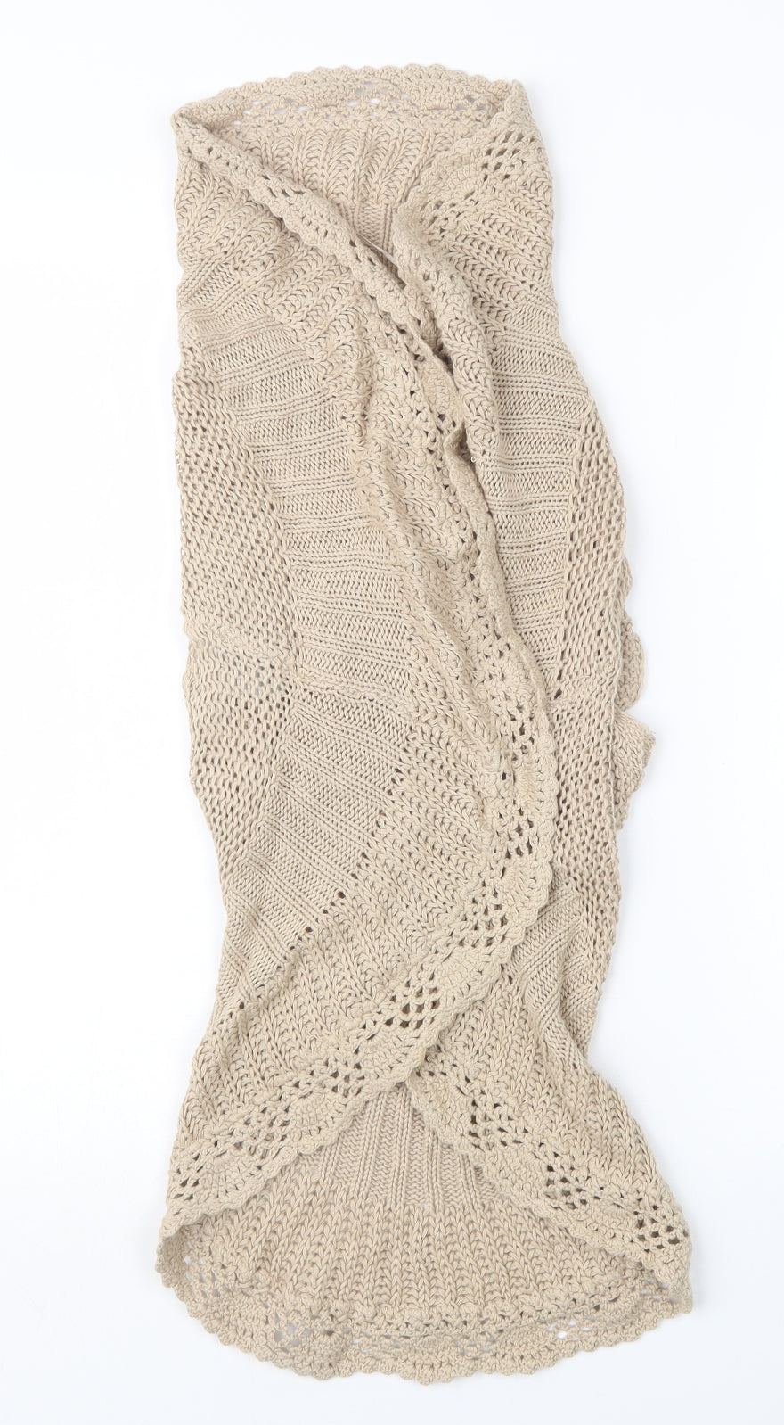 Per Una Womens Beige  Knit Cardigan Jumper Size M