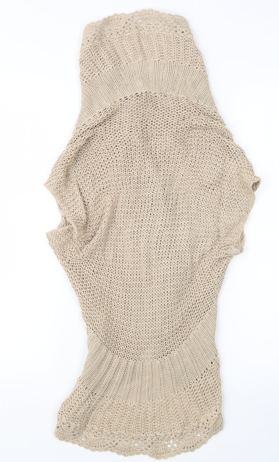 Per Una Womens Beige  Knit Cardigan Jumper Size M