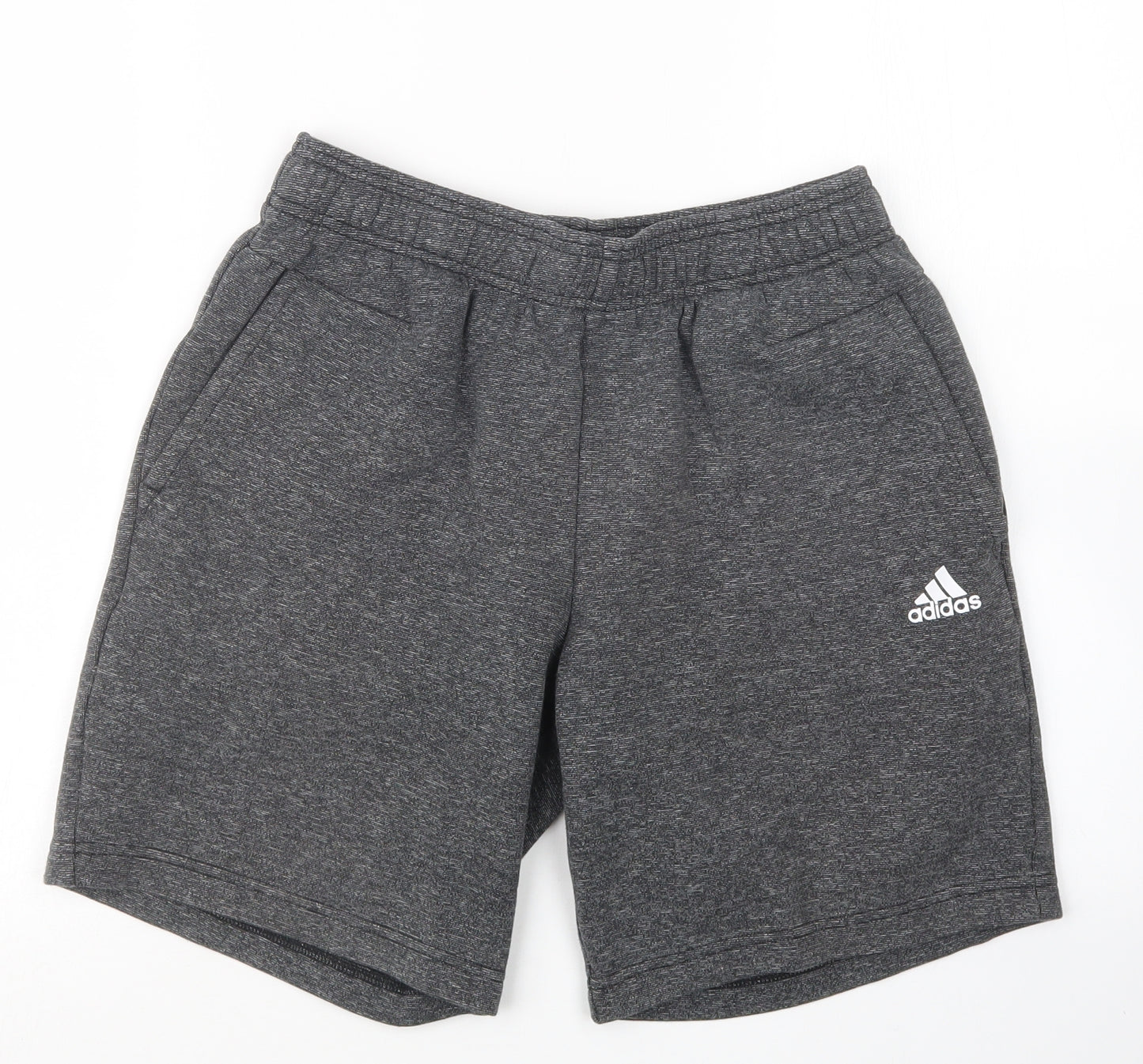 adidas Boys Grey   Sweat Shorts Size 13-14 Years