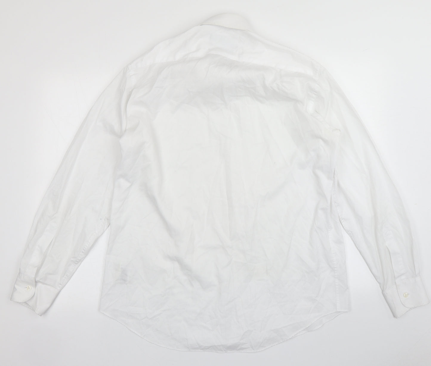 M&S Collection Mens White    Dress Shirt Size 16.5