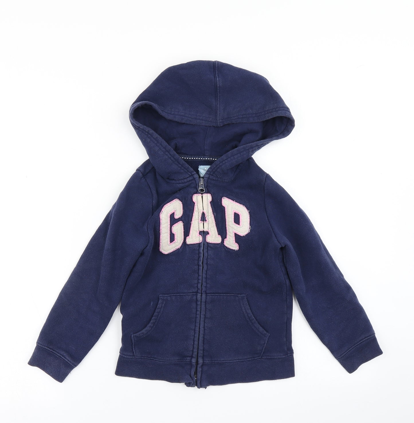 Gap Girls Blue   Full Zip Hoodie Size 5 Years