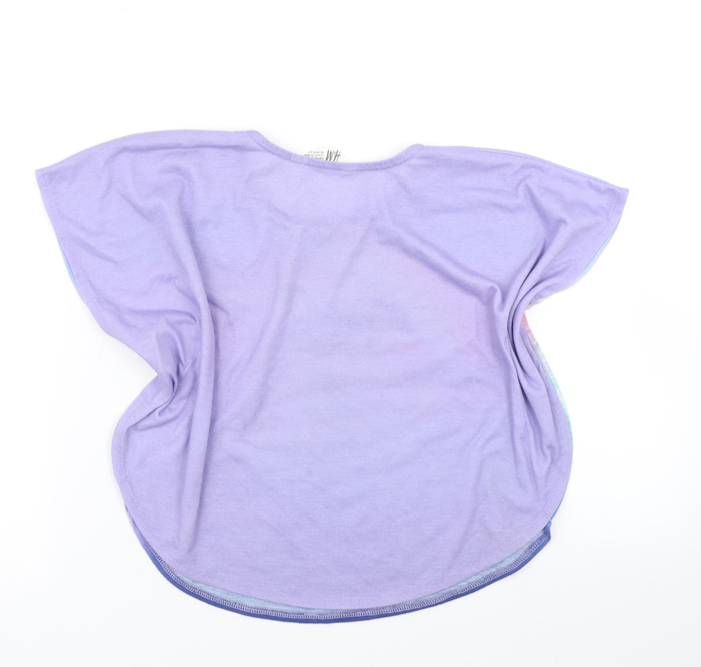 H&M Girls Purple   Tunic Polo Size 5-6 Years  - Dolphin