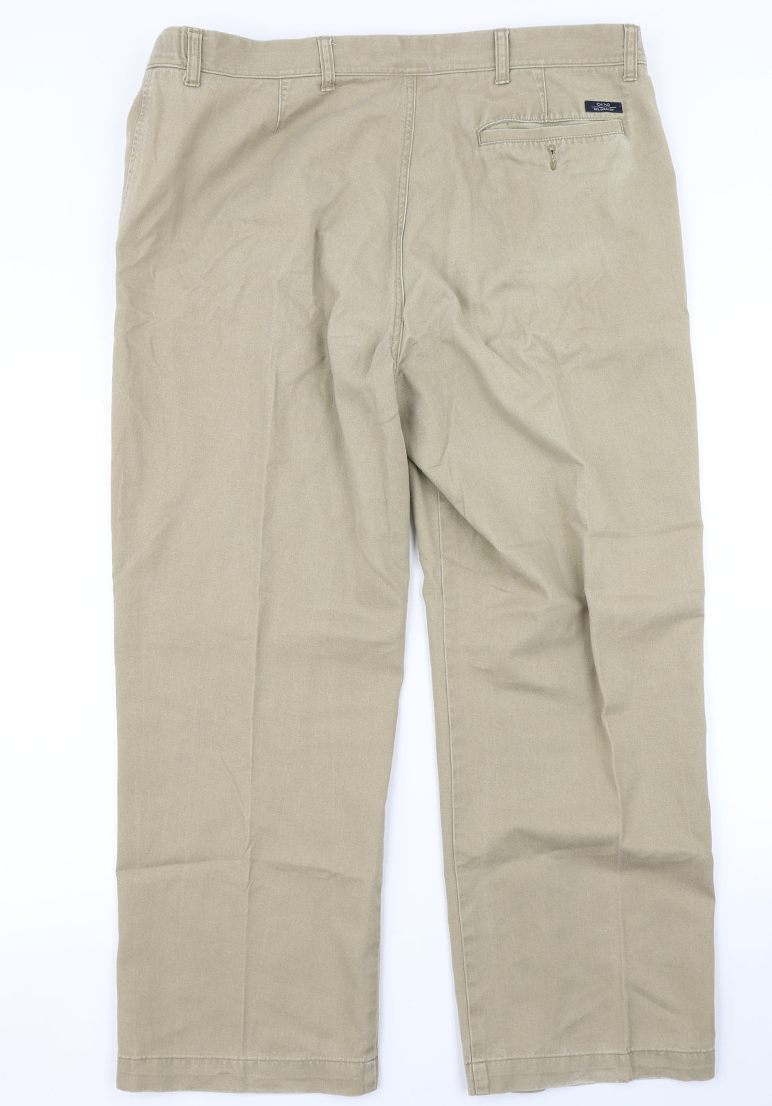 M&S Man Mens Brown   Chino Trousers Size 40 in L29 in