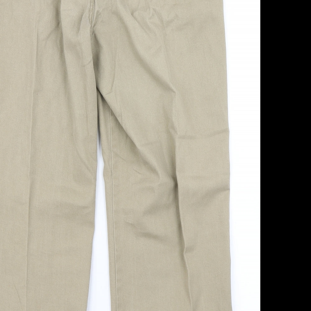 M&S Man Mens Brown   Chino Trousers Size 40 in L29 in