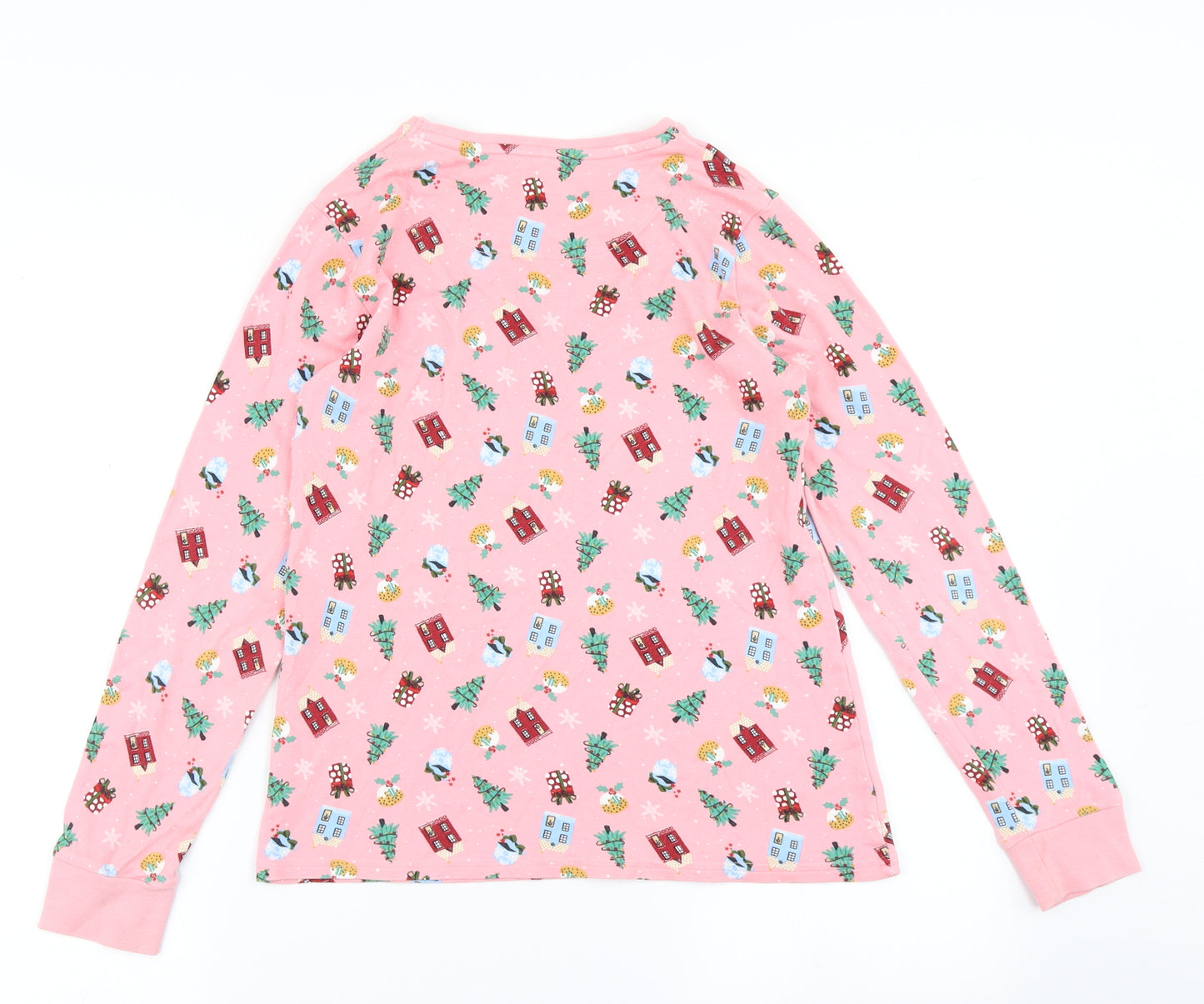 George Girls Pink   Basic T-Shirt Size 12-13 Years  - Christmas Tshirt