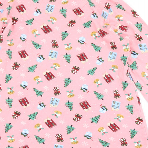 George Girls Pink   Basic T-Shirt Size 12-13 Years  - Christmas Tshirt