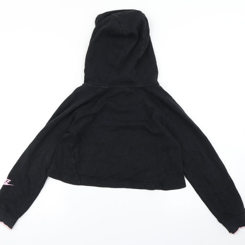 Nike Girls Black   Pullover Hoodie Size 10-11 Years  - Cropped