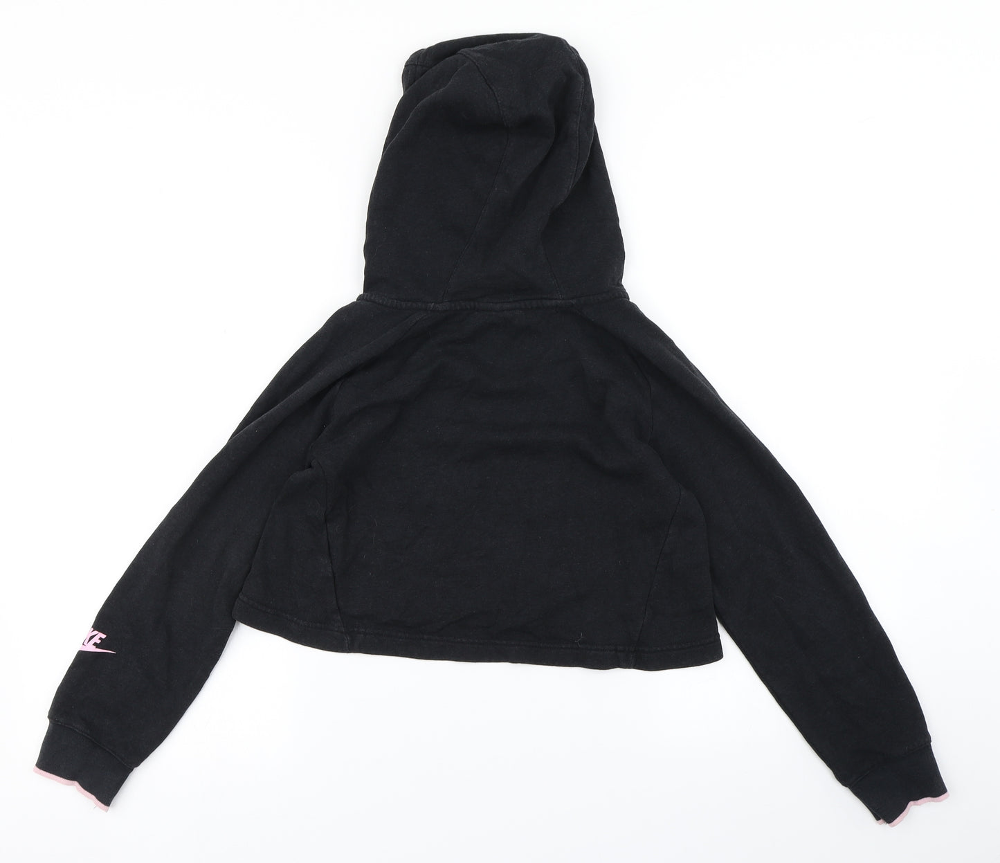 Nike Girls Black   Pullover Hoodie Size 10-11 Years  - Cropped
