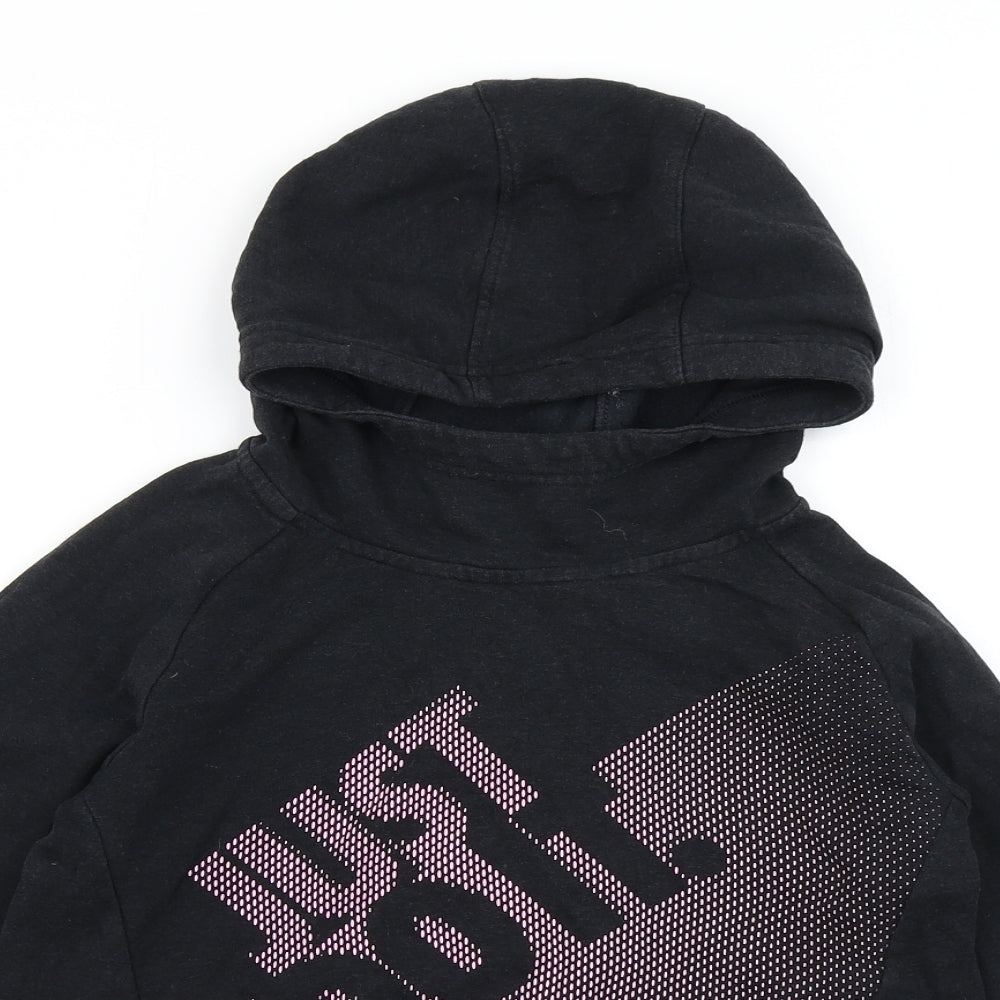 Nike Girls Black   Pullover Hoodie Size 10-11 Years  - Cropped