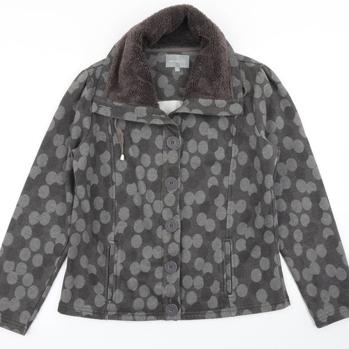 Per Una Womens Grey Polka Dot  Jacket  Size M