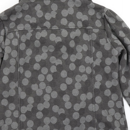 Per Una Womens Grey Polka Dot  Jacket  Size M