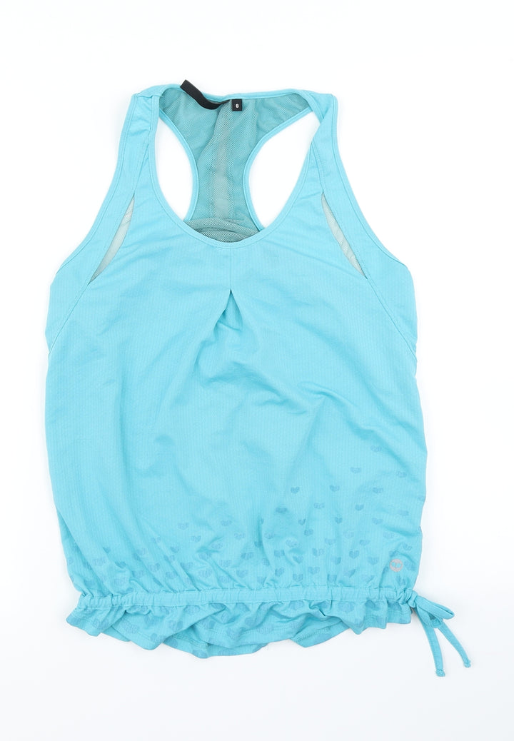 Pure Simple Womens Blue   Basic Tank Size 8