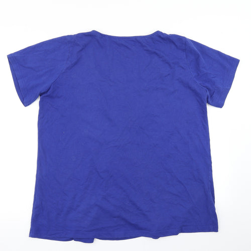 Wardrobe Womens Blue   Basic T-Shirt Size 20