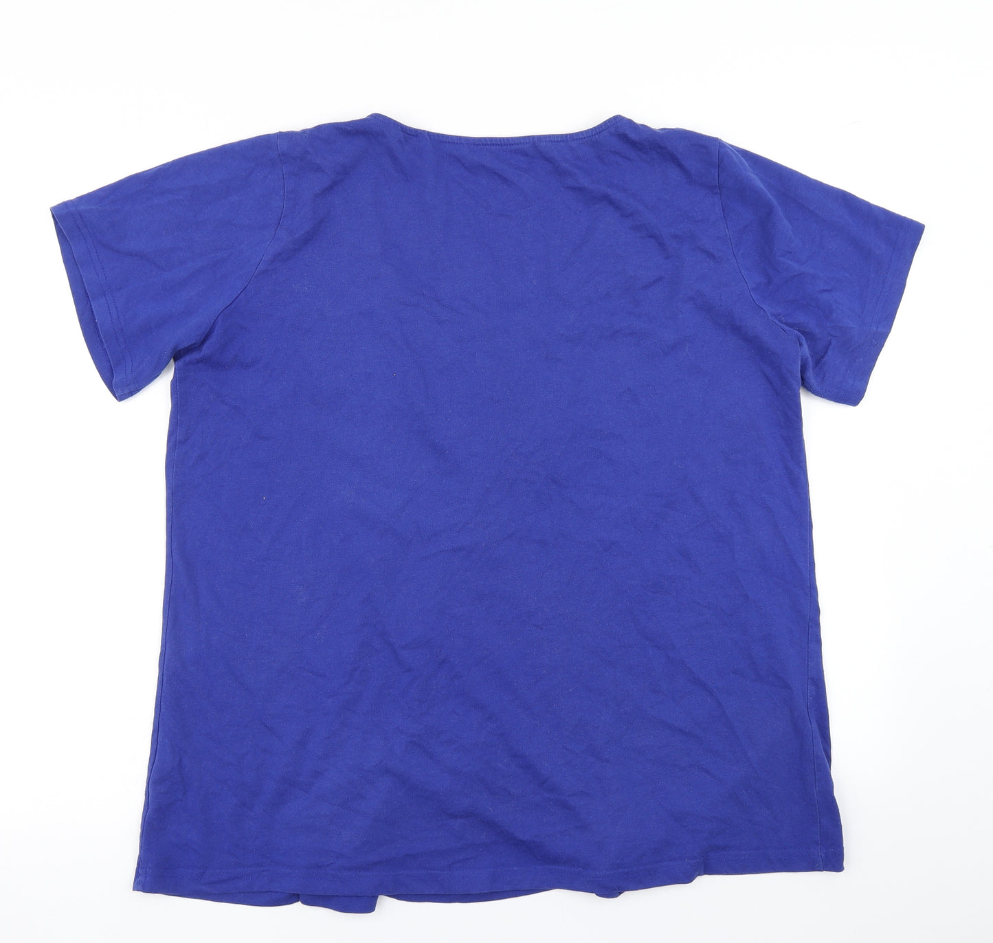 Wardrobe Womens Blue   Basic T-Shirt Size 20