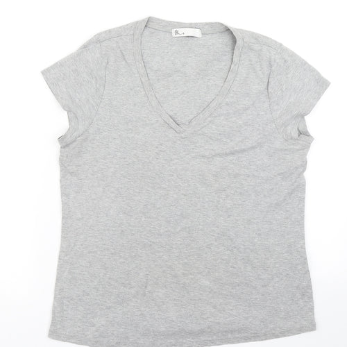BHS Womens Grey   Basic T-Shirt Size 16