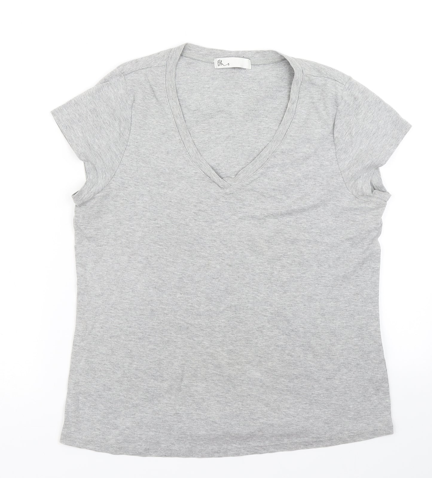 BHS Womens Grey   Basic T-Shirt Size 16