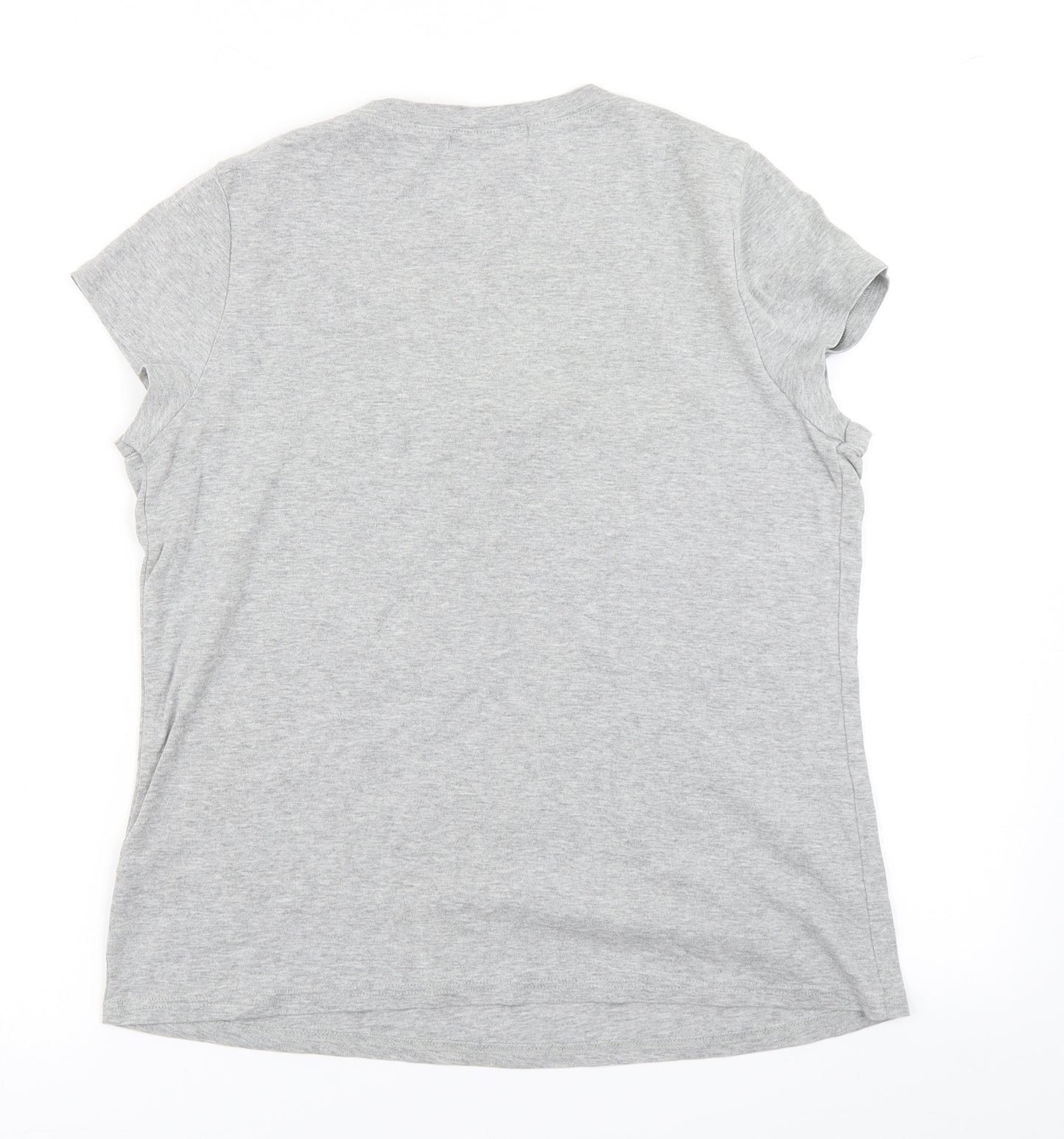 BHS Womens Grey   Basic T-Shirt Size 16