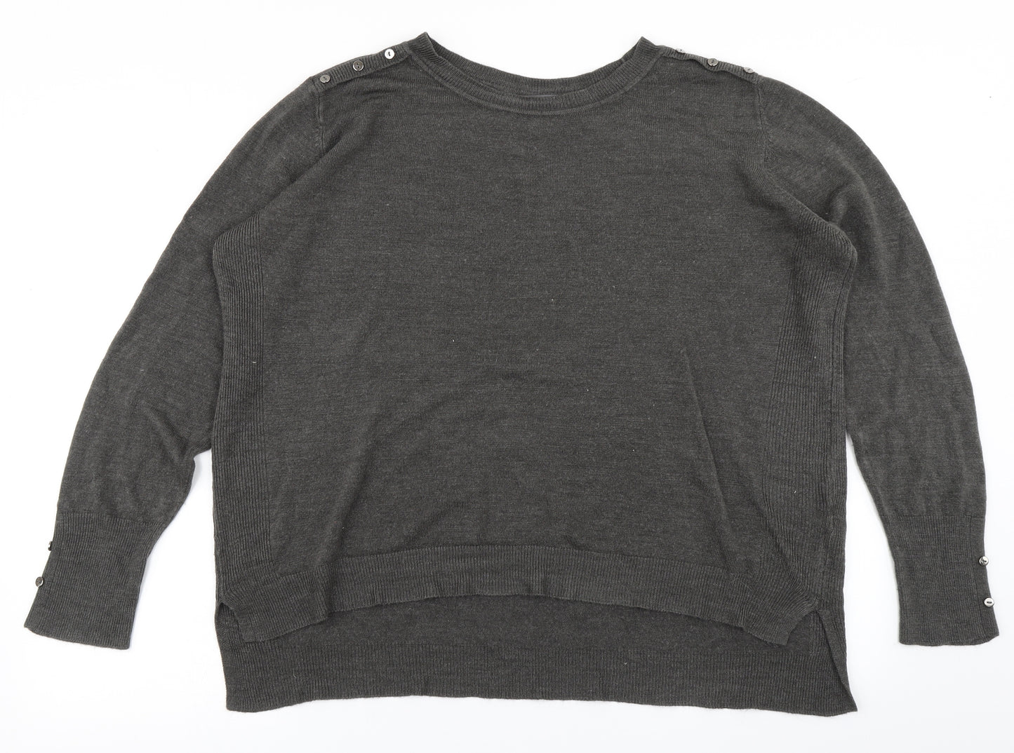 Primark Womens Grey  Knit Pullover Jumper Size XL