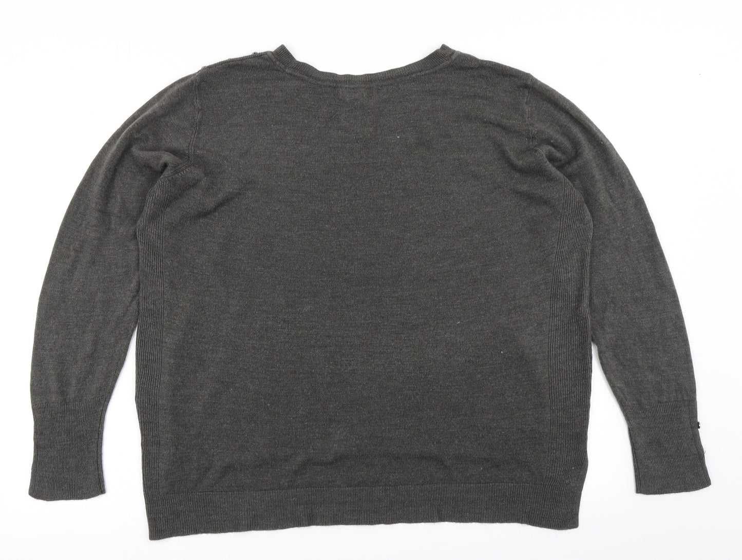 Primark Womens Grey  Knit Pullover Jumper Size XL