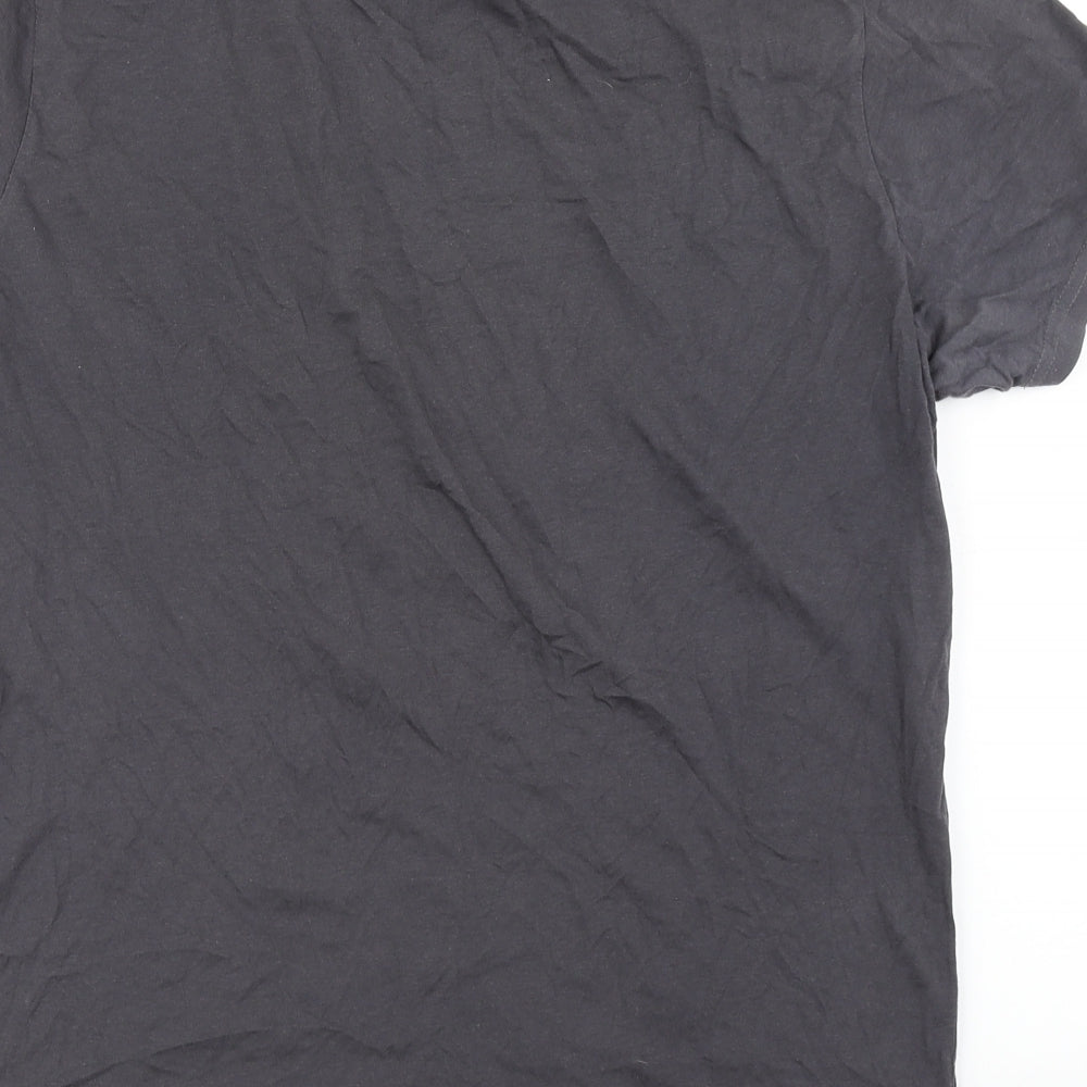 FACES Mens Grey    T-Shirt Size L