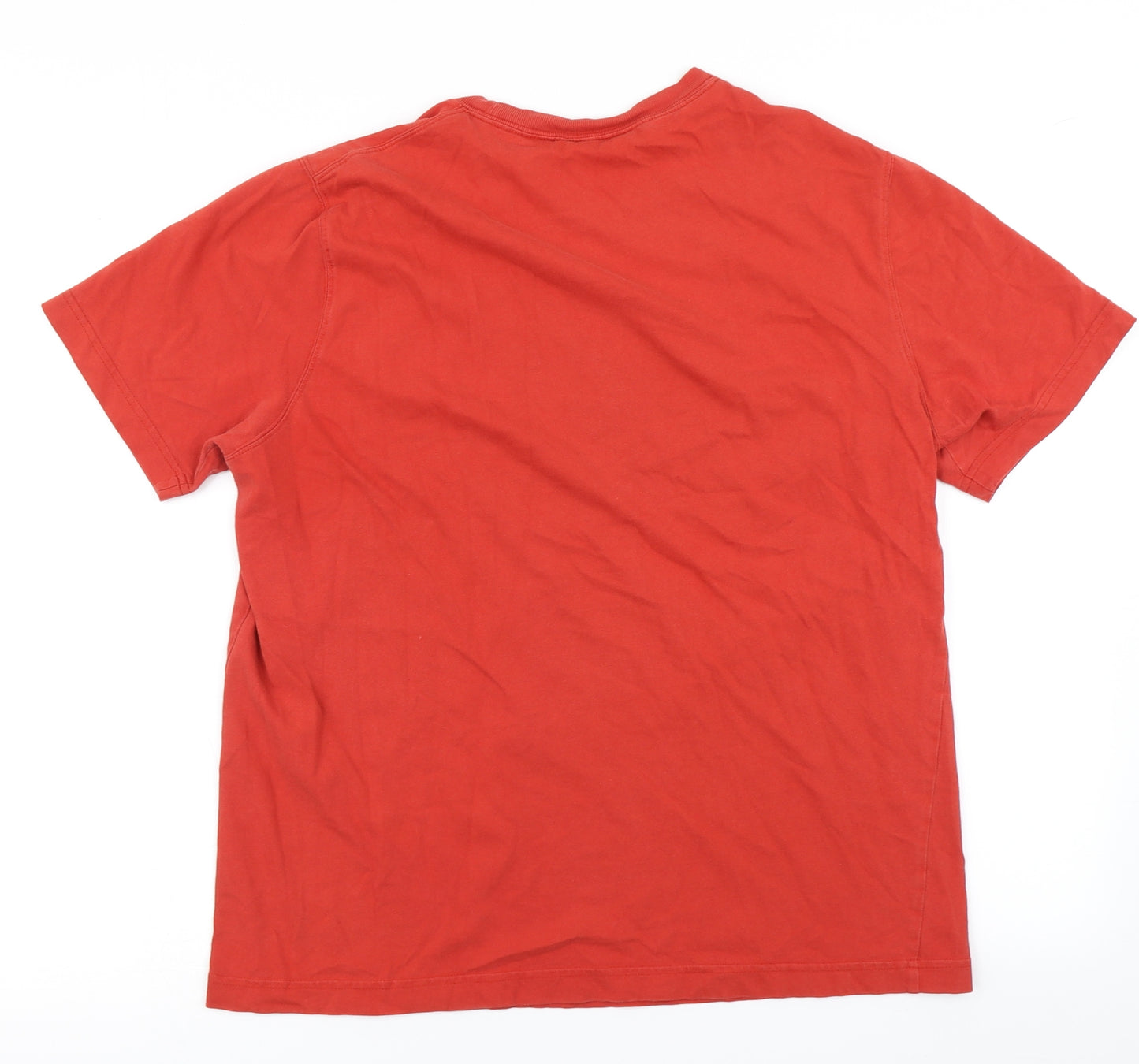 DKNY Jeans Mens Red    T-Shirt Size S