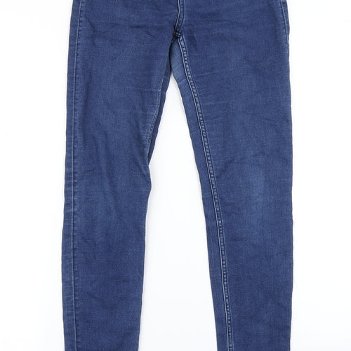 H&M Womens Blue  Denim Jegging Jeans Size 6 L28 in