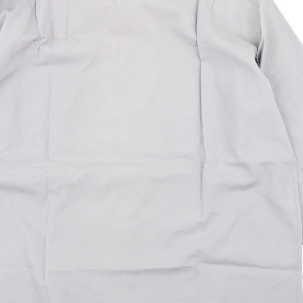 George Mens Grey    Dress Shirt Size 15.5