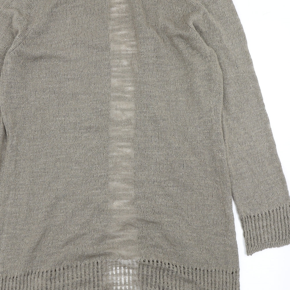 Per Una Womens Brown  Knit Cape Jumper Size 14