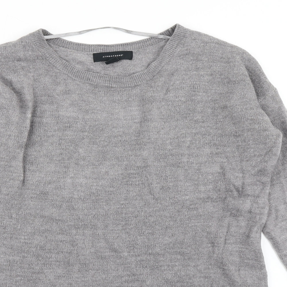 Atmosphere Womens Grey  Knit Pullover Jumper Size 8