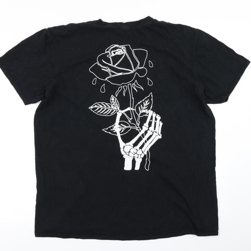 Boohoo Man Mens Black    T-Shirt Size 2XL