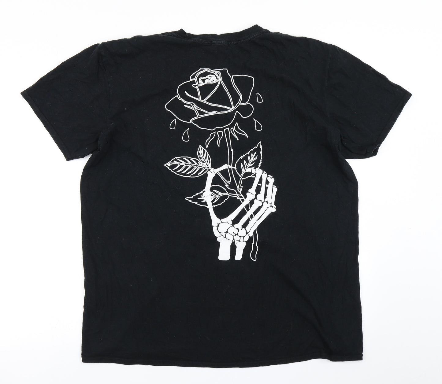 Boohoo Man Mens Black    T-Shirt Size 2XL