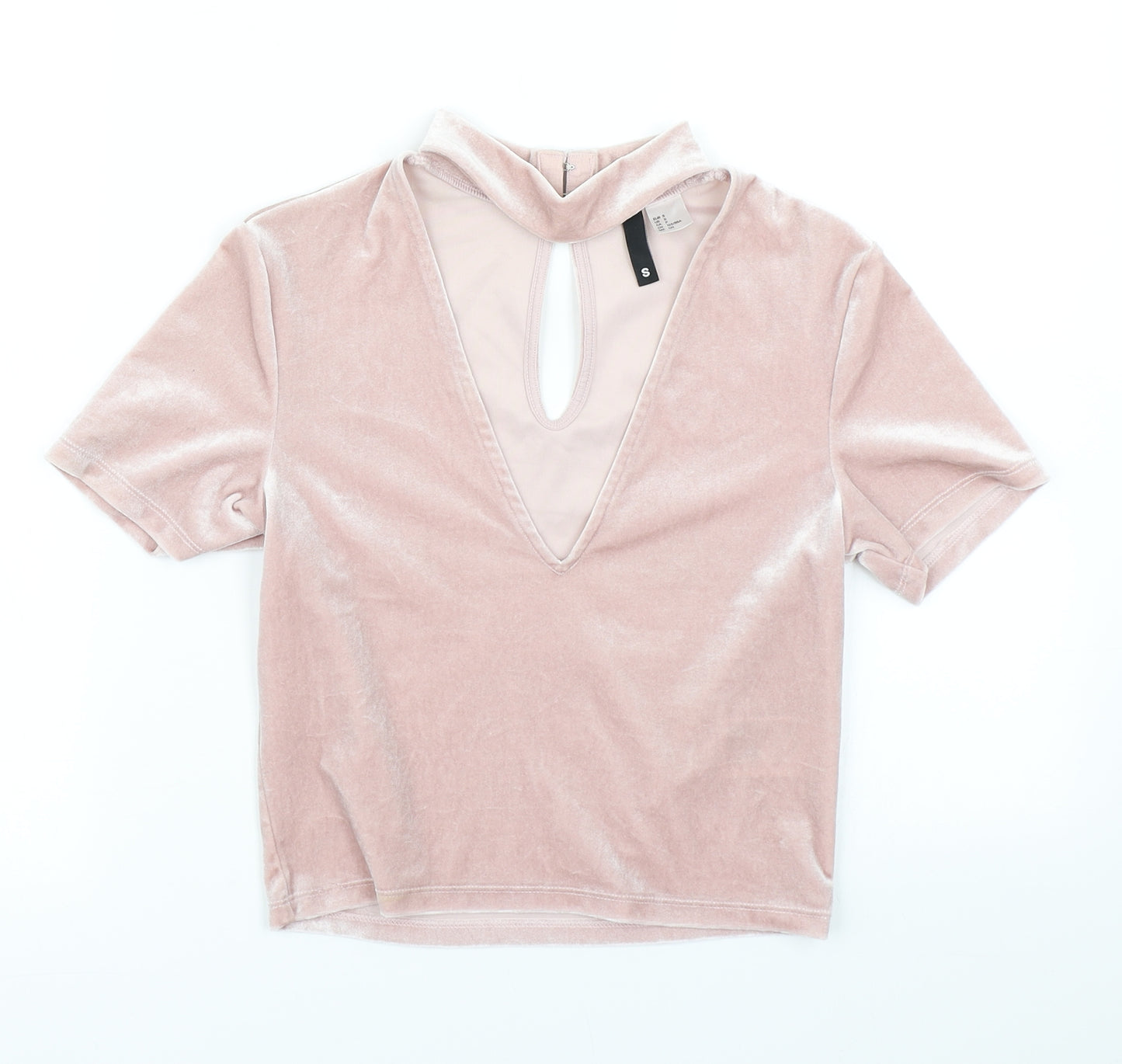 Divided Womens Pink   Basic T-Shirt Size S  - Cut Out