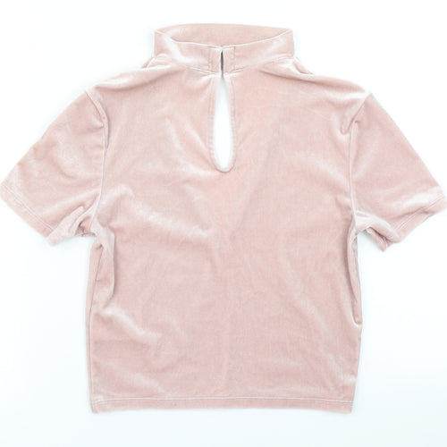Divided Womens Pink   Basic T-Shirt Size S  - Cut Out