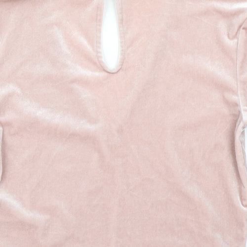 Divided Womens Pink   Basic T-Shirt Size S  - Cut Out