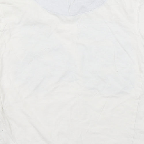 Vertbaudet Boys White   Basic T-Shirt Size 6 Years