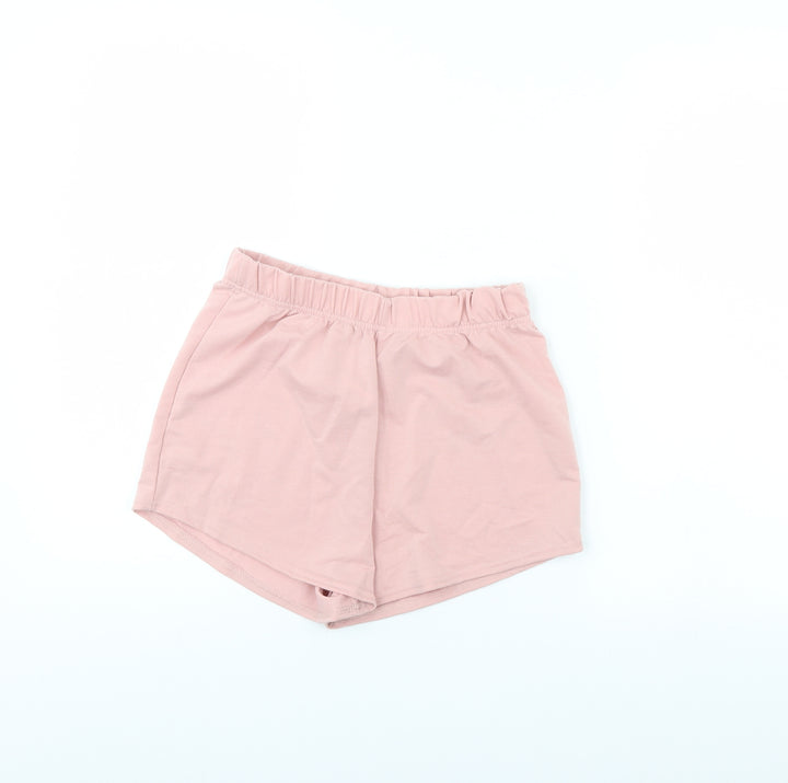 pretty little thing Womens Pink Sweat Shorts Size 8