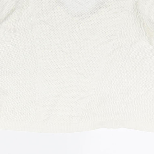 M&S Womens White   Pullover Jumper Size 10