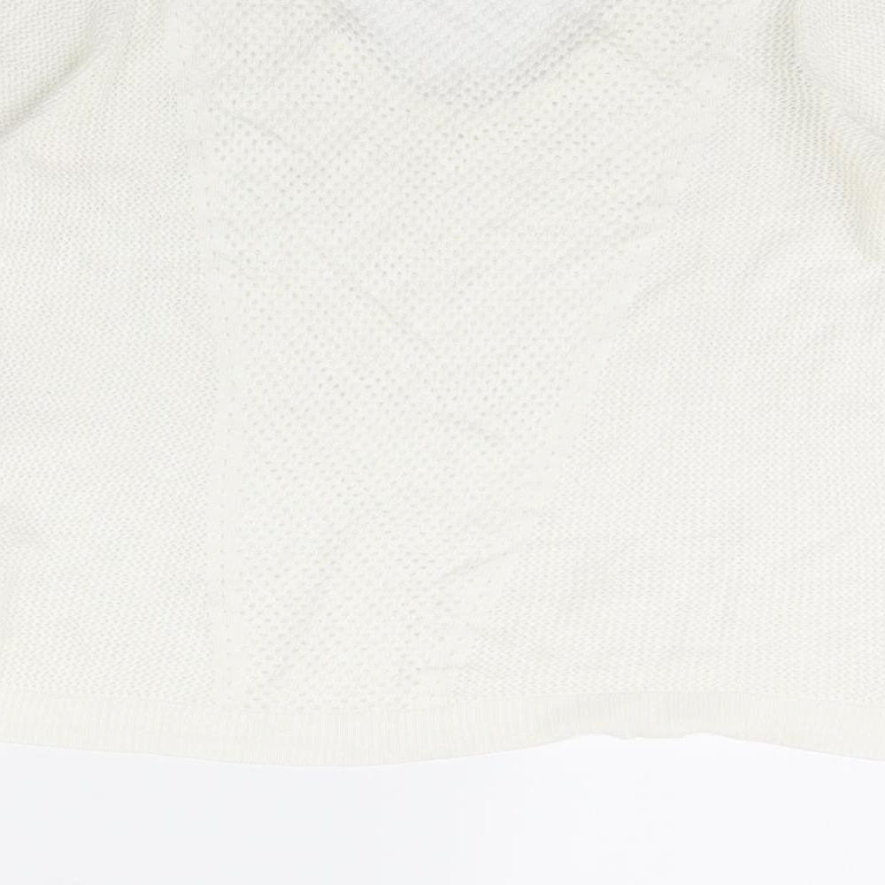 M&S Womens White   Pullover Jumper Size 10
