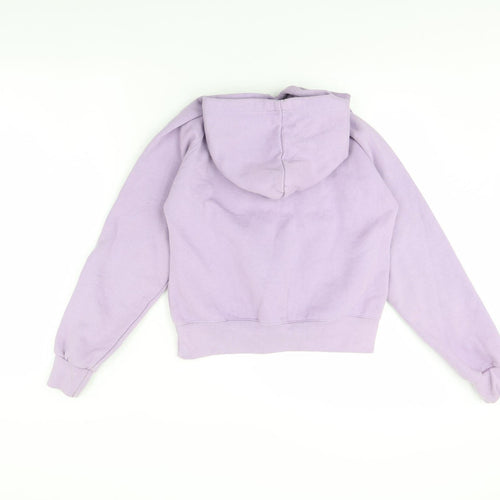 Lady Fit Hood Womens Purple   Pullover Hoodie Size S
